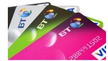 Montage of BT Credit Cards