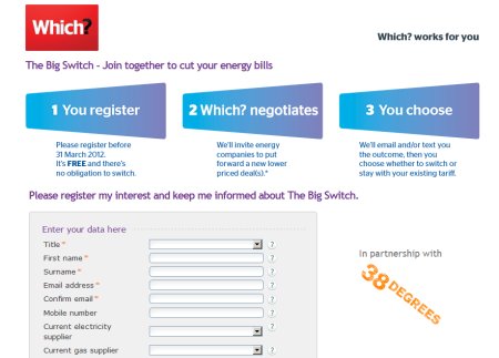 Signing Up to The Which Big Switch